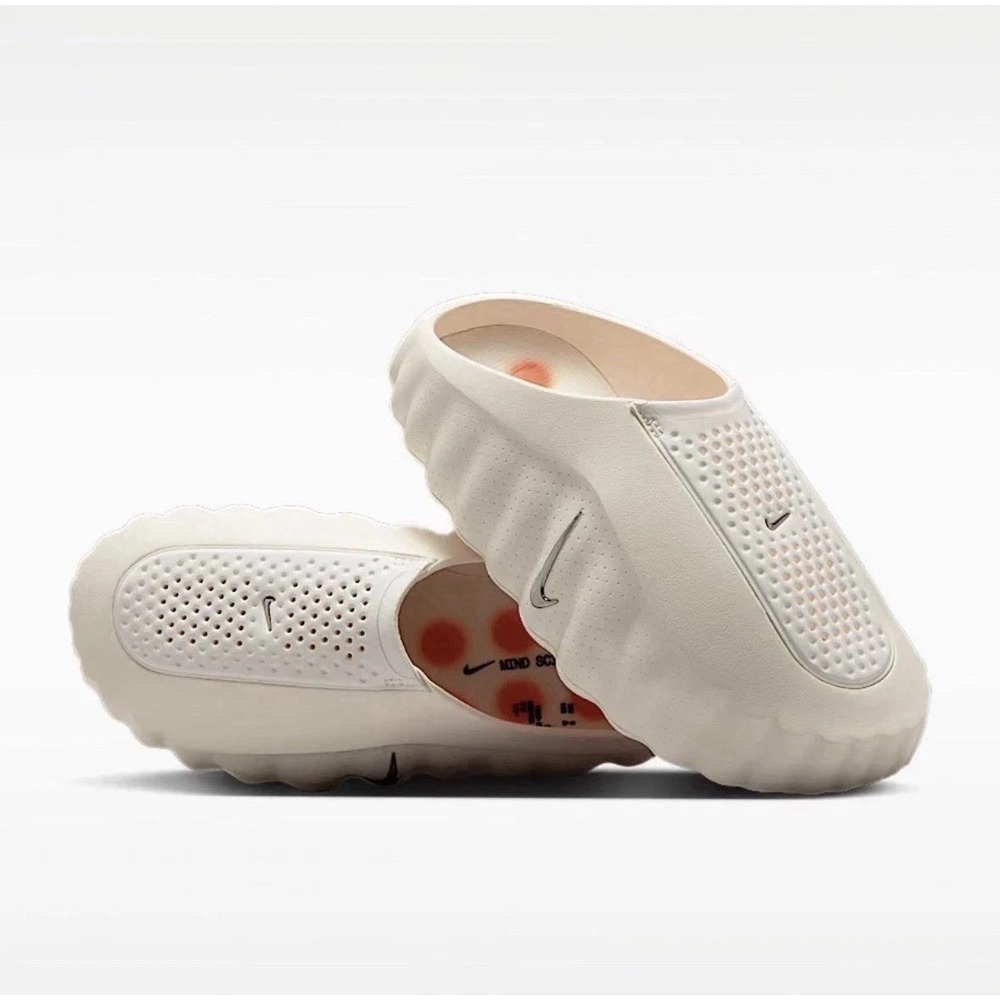 Men's Size 10 - Nike Mind 001 Slide Mule Sail (HQ4307-100) Brand New In Box
